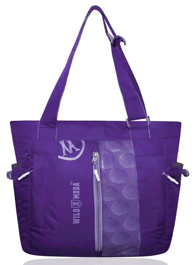 WILD MODA Women's Multipurpose Large Shoulder Bag (Purple) - Image 1